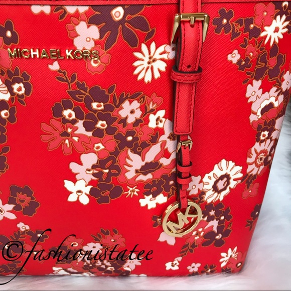 NWT Michael Kors Jet Travel Medium Carryall Tote - Picture 2 of 8